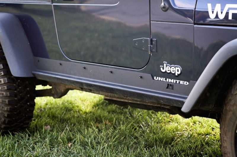 Rugged Ridge Heavy Duty Side Rocker Guards 04-06 Jeep Wrangler LJ Rugged Ridge Body Armor & Rock Rails