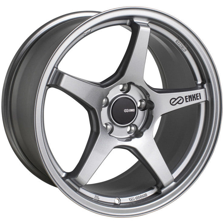 Enkei TS-5 18x9.5 5x100 45mm Offset 72.6mm Bore Storm Grey Enkei Wheels - Cast