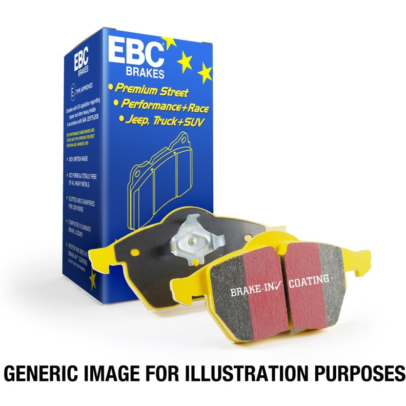 EBC 06-08 Chevrolet Corvette (C6) 7.0 (Z06) Yellowstuff Front Brake Pads EBC Brake Pads - Performance