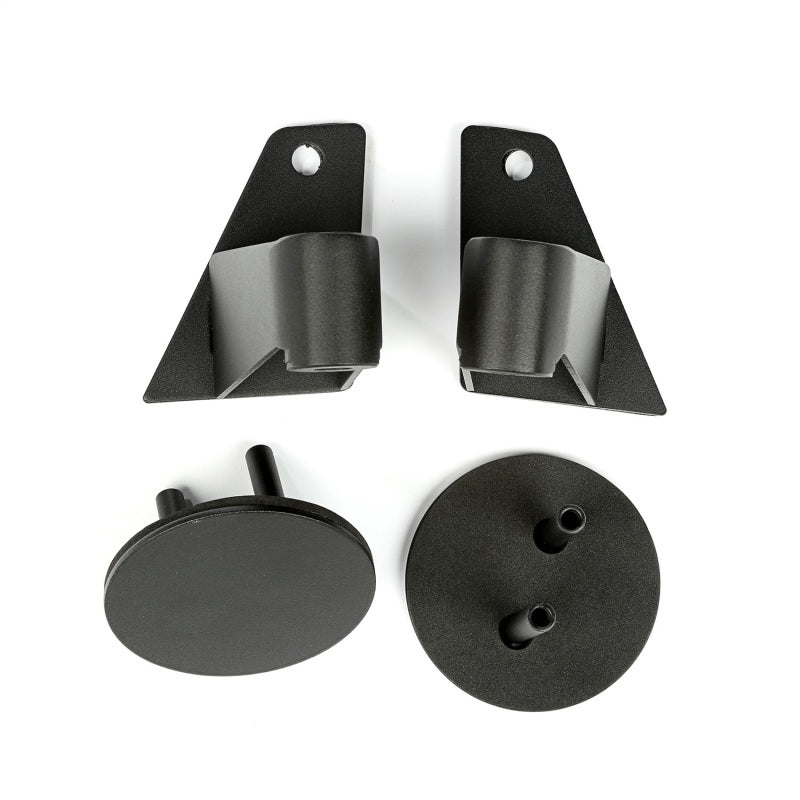 Rugged Ridge 07-18 Jeep Wrangler JK Textured Black Mirror Relocation Brackets Rugged Ridge Exterior Trim