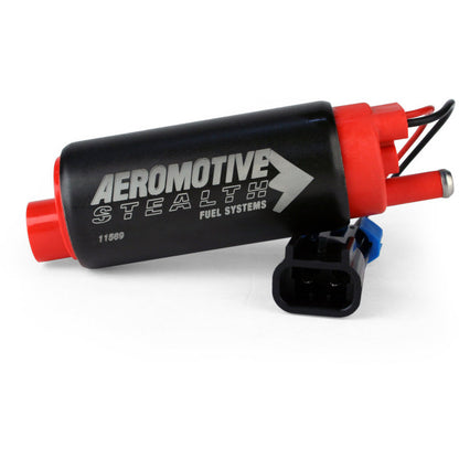 Aeromotive 340 Series Stealth In-Tank E85 Fuel Pump - Center Inlet - Offset (GM applications) Aeromotive Fuel Pumps