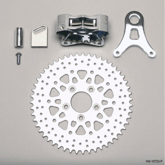 Wilwood Brake Kit GP310 L/H Sprocket Rear Polish 51 Tooth Wilwood Big Brake Kits