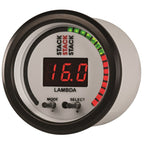 Autometer Stack 52mm Pro-Control Wideband Air/Fuel Ratio (Lambda) Gauge - White AutoMeter Gauges
