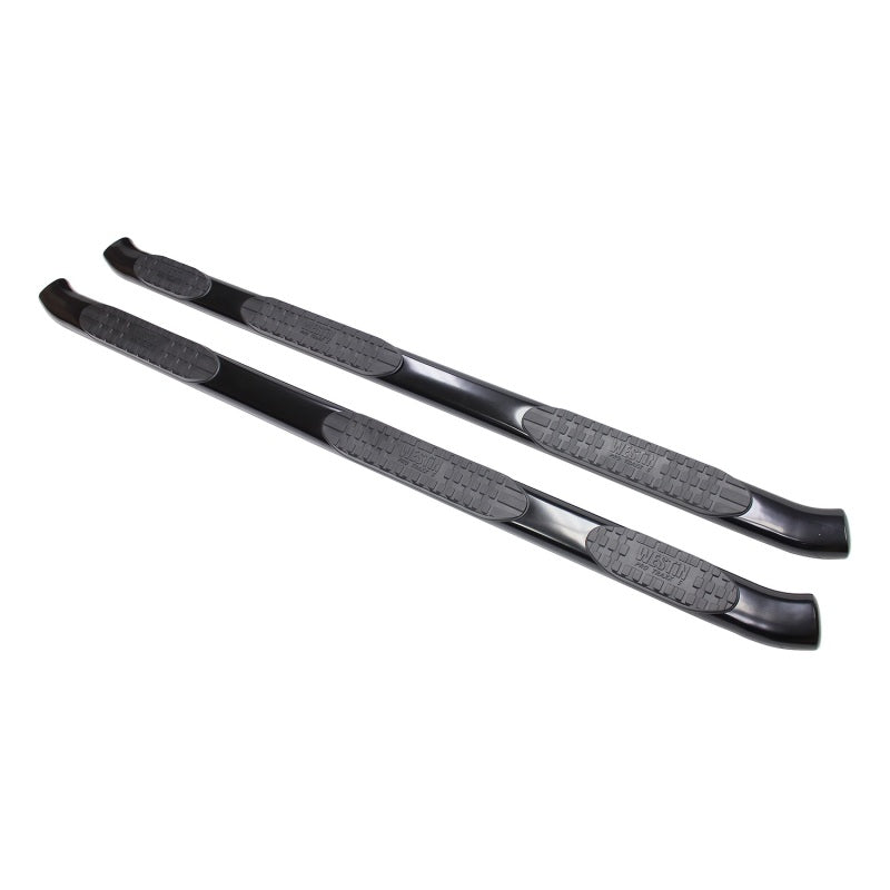 Westin 2015-2018 Ford F-150 SuperCrew (6.5ft Bed) PRO TRAXX 5 WTW Oval Nerf Step Bars - Black