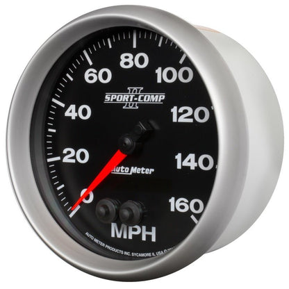 Autometer Sport-Comp II 5in 0-140MPH In-Dash Electronic GPS Programmable Speedometer AutoMeter Gauges