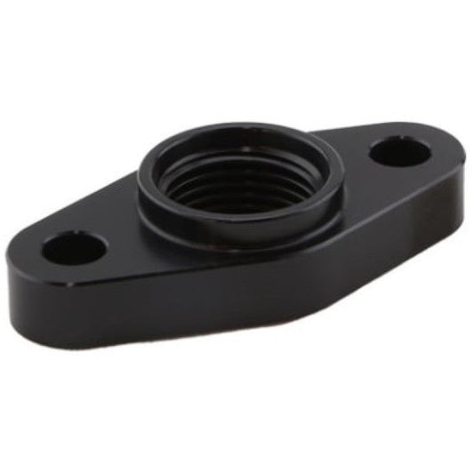 Turbosmart Billet Turbo Drain Adapter w/ Silicon O-Ring 52mm Mounting Holes - T3/T4 Style Fit Turbosmart Fittings