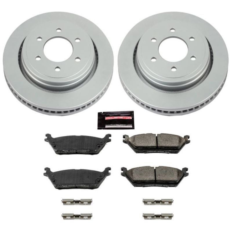 Power Stop 15-17 Ford F-150 Rear Z17 Evolution Geomet Coated Brake Kit