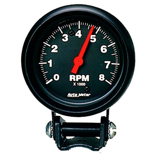 Autometer Black 2-5/8 inch 8000 rpm Tachometer Mini Tach Gauge AutoMeter Uncategorized