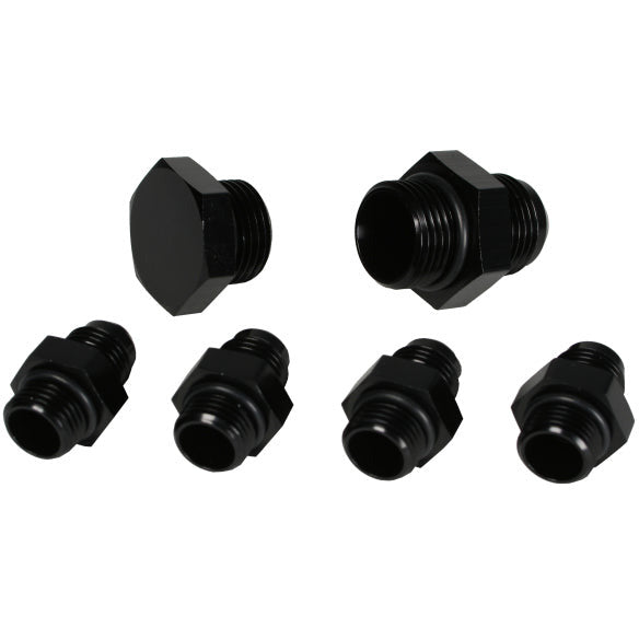 Aeromotive A4 Regulator Fitting Kit (for two (2) carbs) (4) AN-06/(1) AN-10/(1) AN-10 Plug) Aeromotive Fittings