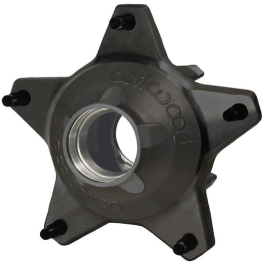 Wilwood Hub-Starlite 55 Front w/Snap-Cap Std. Offset 5/8 C Studs-Black Wilwood Wheel Hubs