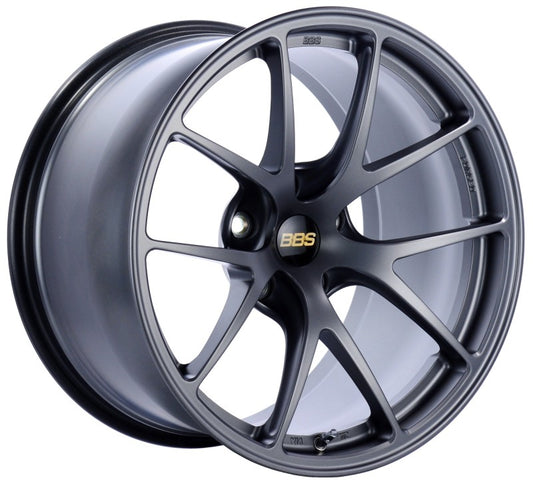 BBS RI-A 18x11 5x120 ET37 Matte Graphite Wheel -82mm PFS/Clip Required