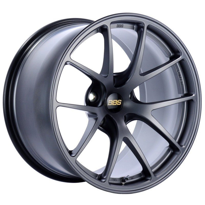 BBS RI-A 18x8.5 5x120 ET34 Matte Graphite Wheel -82mm PFS/Clip Required BBS Wheels - Forged