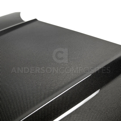 Anderson Composites 2015-2017 Ford Mustang Double Sided Carbon Fiber Type-OE Style Hood