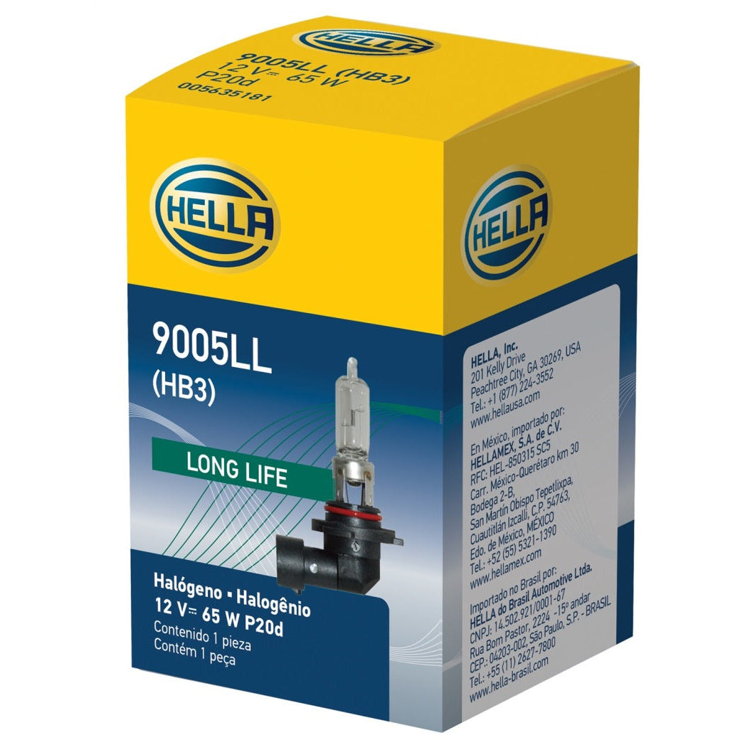 Hella Bulb 9005/HB3 12V 65W P20d T4 LONGLIFE Hella Bulbs