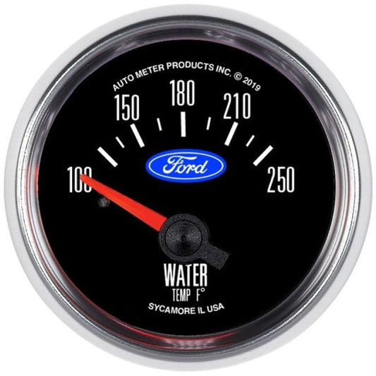 Autometer Ford 2-1/16in. 100F-250F Electric Water Temp Gauge AutoMeter Gauges