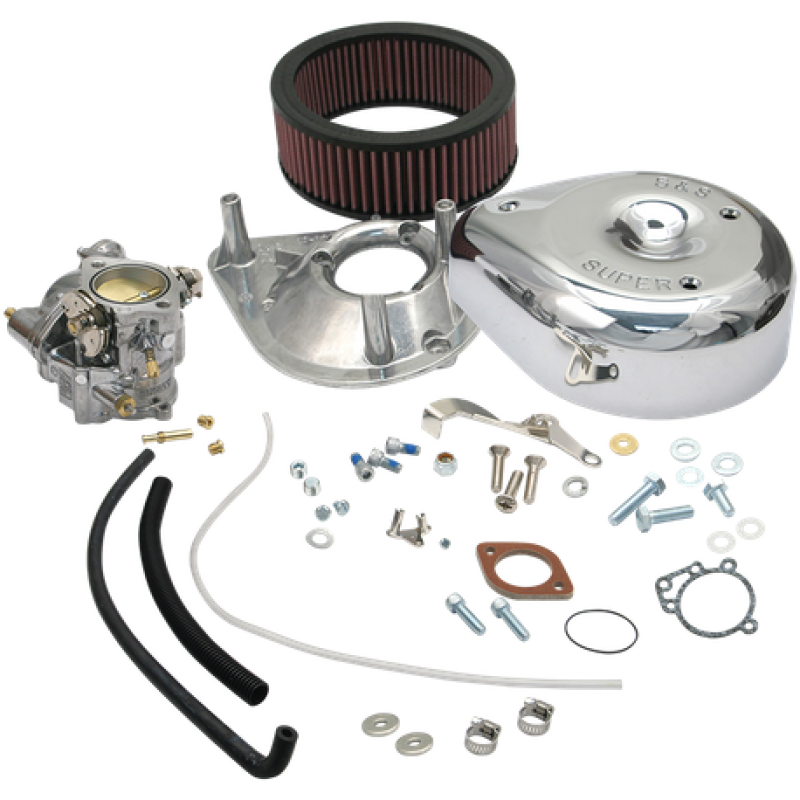 S&S Cycle 36-84 BT Models Super E Partial Carburetor Kit w/o Manifold & Mounting Hardware