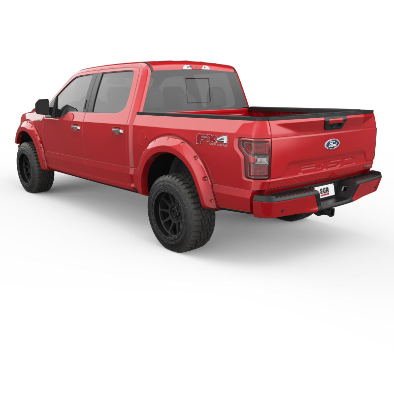 EGR 2018 Ford F150 Bolt-On Look Color Match Fender Flares - Set - Race Red