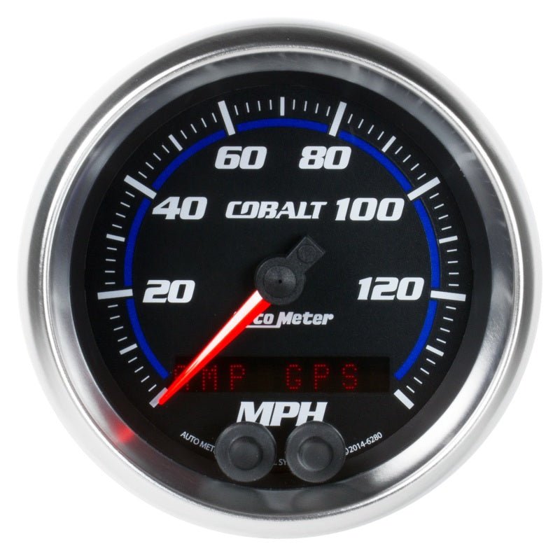 Autometer Cobalt 3-3/8in 0-140MPH In-Dash Electronic GPS Programmable Speedometer AutoMeter Gauges