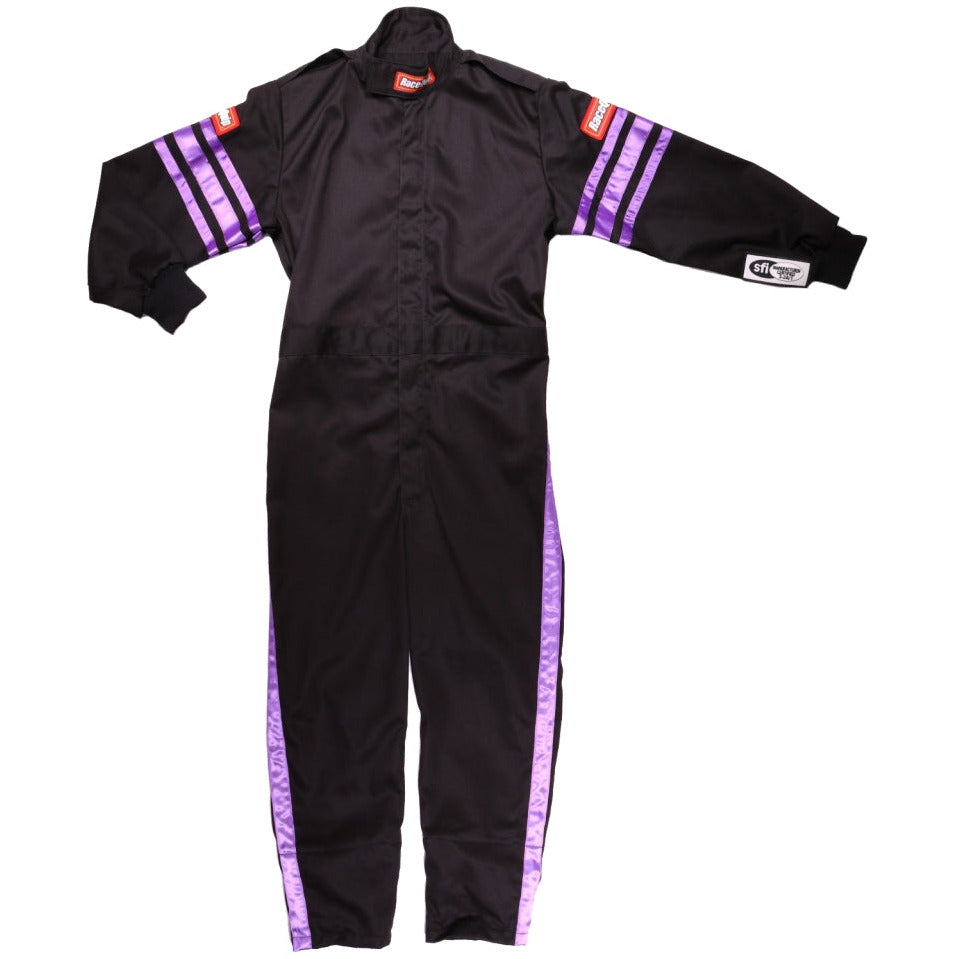 RaceQuip Purple Trim SFI-1 JR. Suit - KXXS Racequip Racing Suits