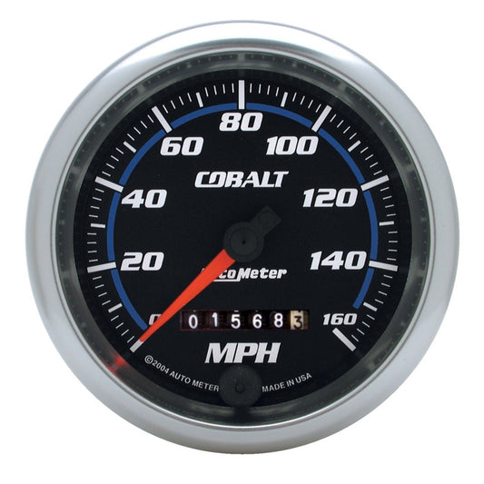 AutoMeter Gauge Speedometer 3-3/8in. 160MPH Mechanical Cobalt AutoMeter Gauges