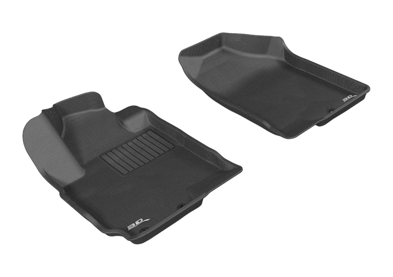 3D MAXpider 2010-2013 Kia Soul Kagu 1st Row Floormat - Black