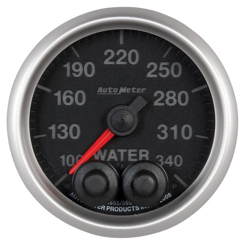 Autometer Elite 52mm 100-340 Deg F Water Temperature Peak and Warn Gauge w/ Electonic Control AutoMeter Gauges