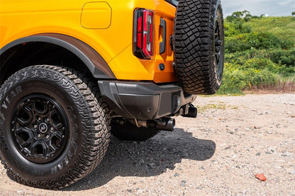 Corsa 21-22 Ford Bronco 2.7L 2-Door 2.75in Cat-Back Dual Rear Exhaust w/4in Straight-Cut Polish Tips