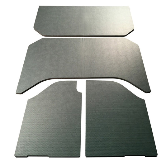 DEI 07-10 Jeep Wrangler JK 4-Door Boom Mat Headliner - 4 Piece - Gray Leather Look