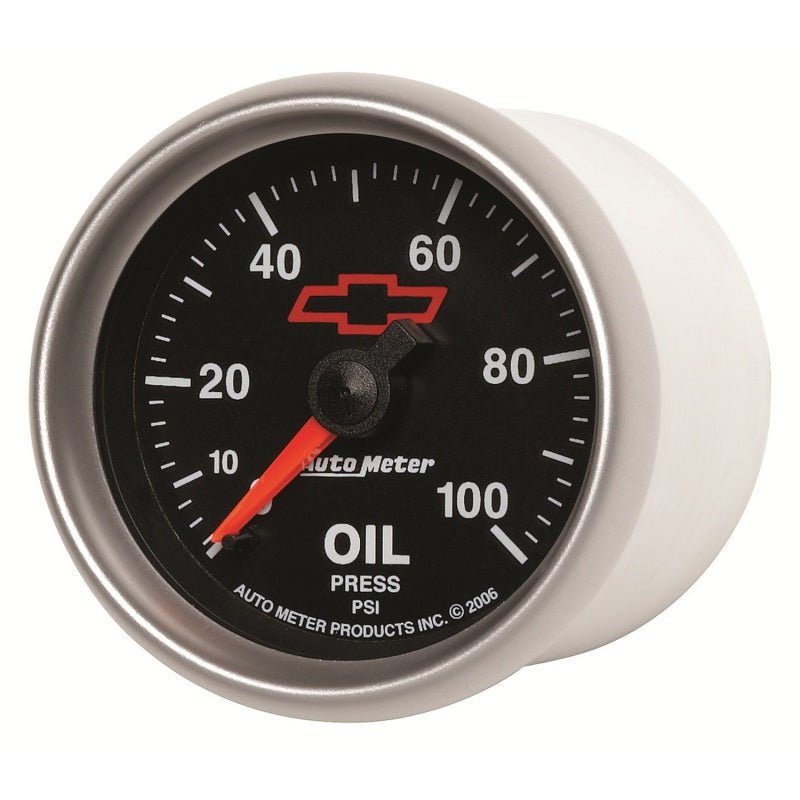 Autometer Sport-Comp II GM 52mm 0-100 PSI Mechanical Oil Pressure Gauge AutoMeter Gauges