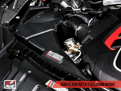 AWE Tuning Audi C7 RS6 / RS7 4.0T S-FLO Carbon Intake V2