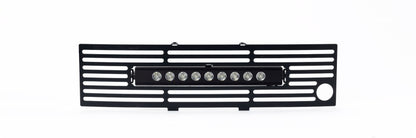 Putco 11-14 Ford F-150 EcoBoost SS Blk Bar Bumper Grille Insert w/ 10in Luminix Light Bar