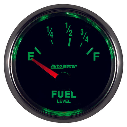 AutoMeter Gauge Fuel Level 2-1/16in. 73 Ohm(e) to 10 Ohm(f) Elec Gs AutoMeter Gauges