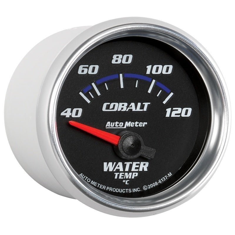 Autometer Cobalt 52mm Short Sweep Electronic 40-120 Deg C Water Temprature Gauge AutoMeter Gauges