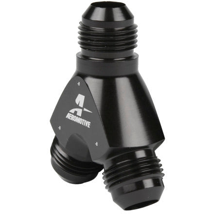 Aeromotive Y-Block - AN-08 - 2x AN-08 Aeromotive Fittings