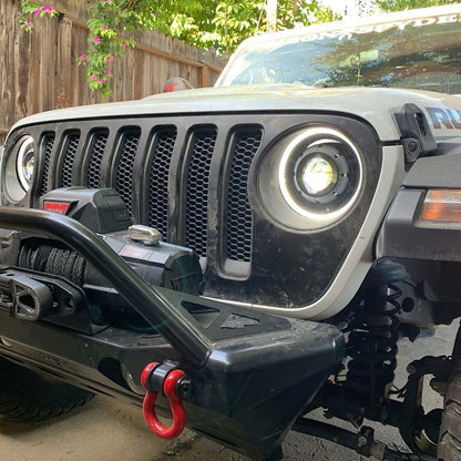 Oracle Jeep JL/Gladiator JT Oculus Bi-LED Projector Headlights - Amber/White Switchback SEE WARRANTY