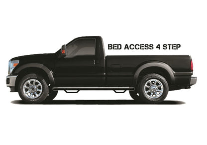 N-Fab Nerf Step 19-20 Chevy/GMC 1500 Regular Cab 6.5ft Bed - Bed Access - Gloss Black