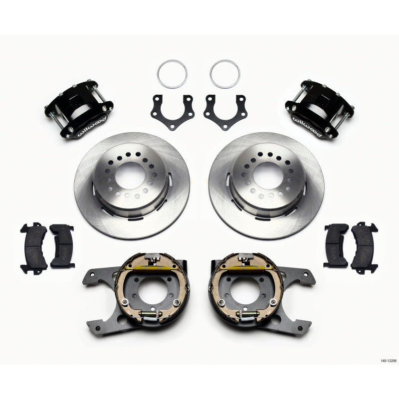 Wilwood D154 P/S Park Brake Kit Mopar/Dana 2.50in Off w/Snap Ring Brng Wilwood Big Brake Kits