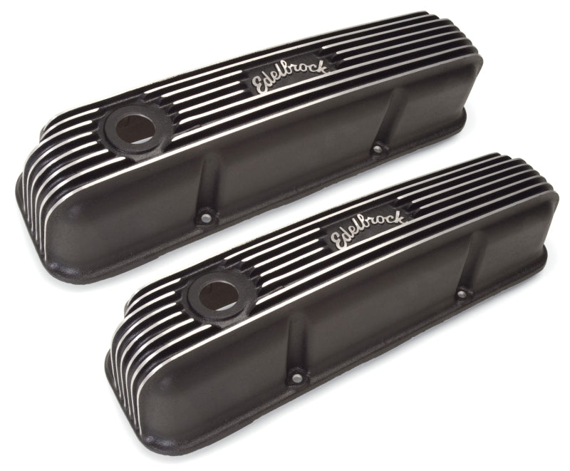 Edelbrock Valve Cover Classic Series Ford 1958-1976 FE V8 Black