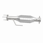 MagnaFlow Direct Fit Catalytic Converter 00-04 Jeep Wrangler Rear