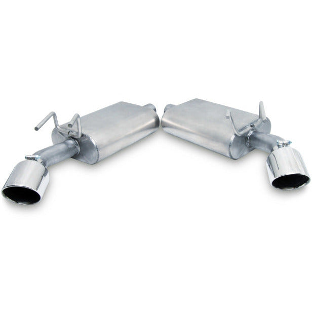 Gibson 10-15 Chevrolet Camaro LS 3.6L 2.25in Axle-Back Dual Exhaust - Aluminized Gibson Axle Back