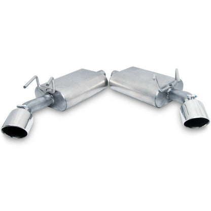 Gibson 10-15 Chevrolet Camaro LS 3.6L 2.25in Axle-Back Dual Exhaust - Aluminized Gibson Axle Back