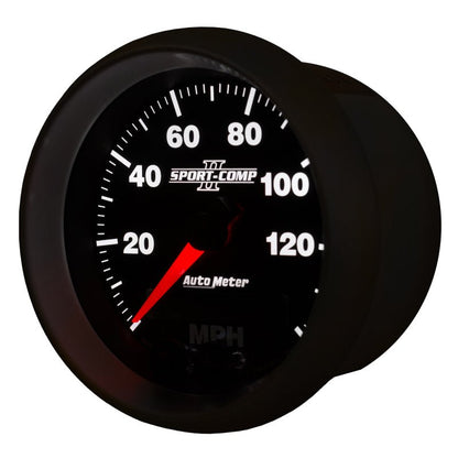 Autometer Sport-Comp II 3-3/8in 0-140MPH In-Dash Electronic GPS Programmable Speedometer AutoMeter Gauges