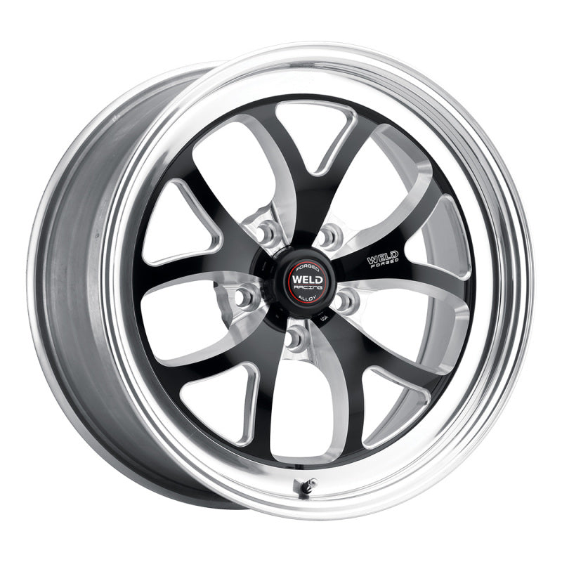 Weld S76 17x10 / 5x120mm BP / 7.2in. BS Black Wheel (High Pad) - Non-Beadlock Weld Wheels - Forged