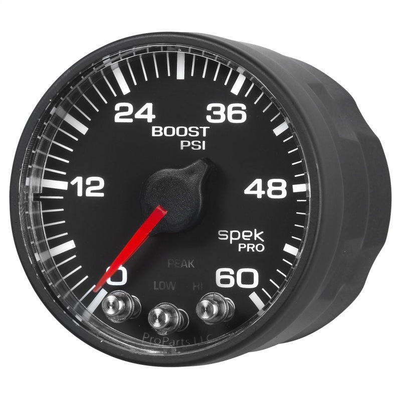 Autometer Spek-Pro 52.4mm 0-60 PSI Digital Stepper Motor Boost Gauge AutoMeter Gauges