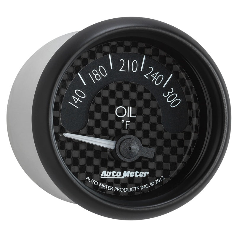 Autometer GT Series 52mm Short Sweep Electronic 140-300 Deg F Oil Temperature AutoMeter Gauges