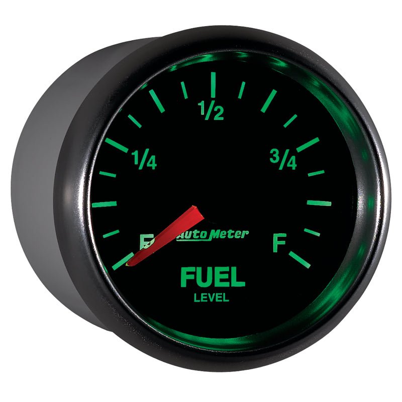 Autometer GS 2 1/16in. 0-280 Ohms Fuel Level Gauge - Stepper Motor AutoMeter Gauges