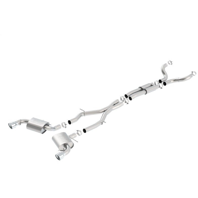 Borla 16-17 Chevy Camaro SS 6.2L ATAK Catback Single Split Rear Exit Exhaust w/Single Tips Borla Catback