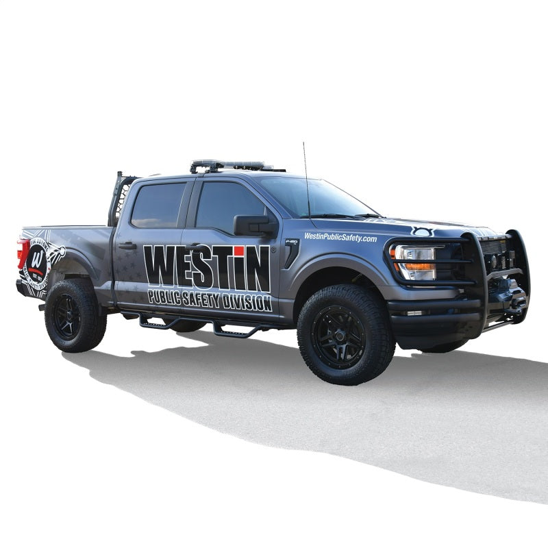 Westin 15-22 Ford F-150 SuperCrew / 17-22 F-250/350 Crew Cab Outlaw Nerf Step Bars