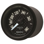 Autometer GT Series 52mm Mechanical 140-280 Deg F Water Temperature Gauge AutoMeter Gauges