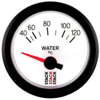 Autometer Stack 52mm 40-120 Deg C M10 Male Electric Water Temp Gauge - White AutoMeter Gauges